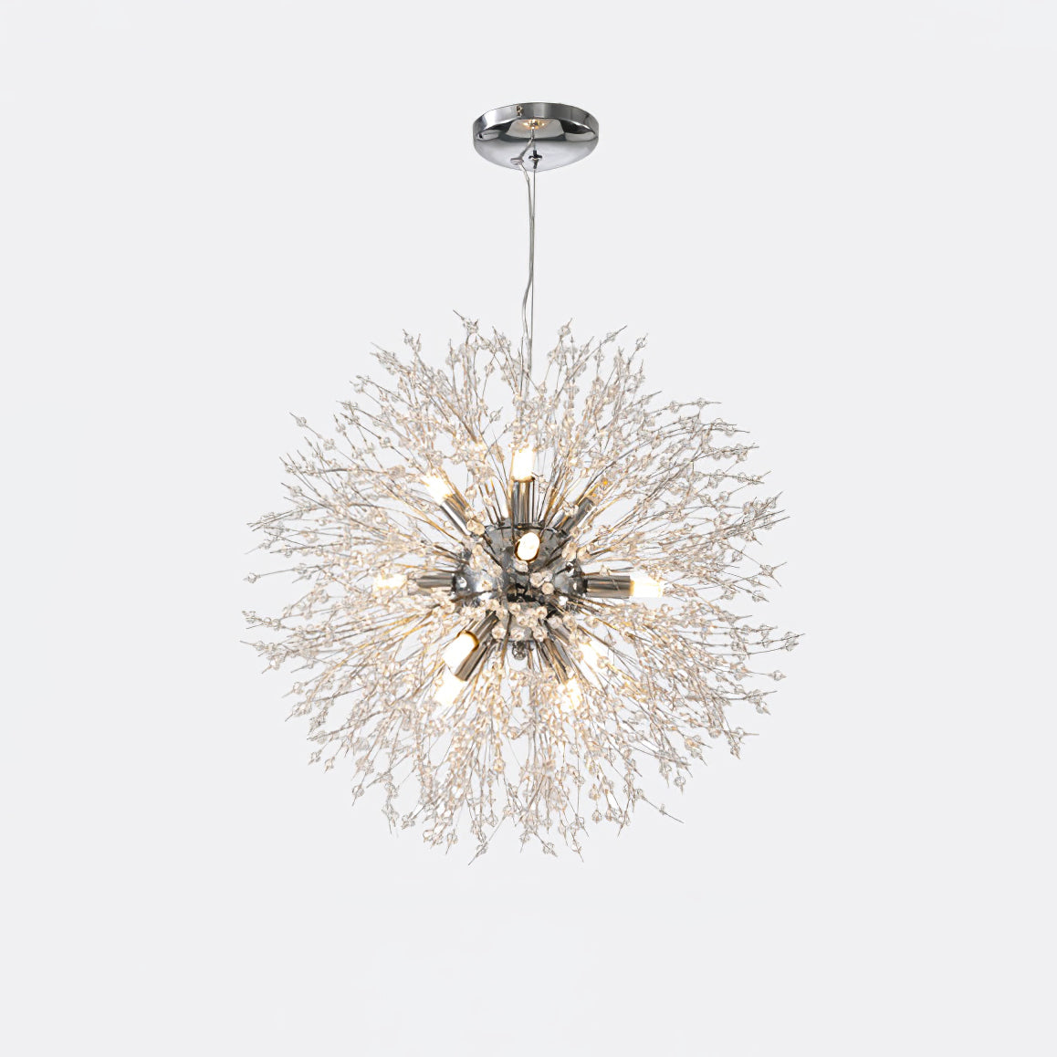 Edressa Lustre Cristal Pissenlit avec Cristaux