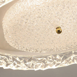 Agave Plafonnier Postmoderne de Luxe en Cristal-Luire