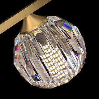 Crystal Glass Ball Chandelier-Neutral Decor