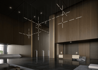Crystal Grid Customize Chandelier-Neutral Decor
