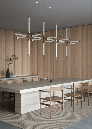 Crystal Grid Customize Chandelier-Neutral Decor