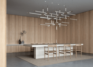Crystal Grid Customize Chandelier-Neutral Decor