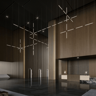 Crystal Grid Customize Chandelier-Neutral Decor