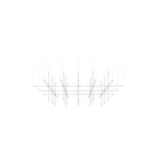 Crystal Grid Customize Chandelier-Neutral Decor