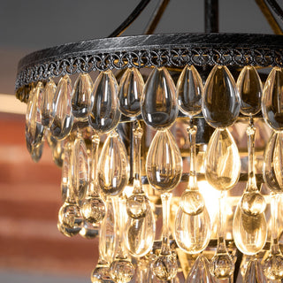 Blink Lustre Unique En Cristal Et Métal En Forme De Pyramide Inversée