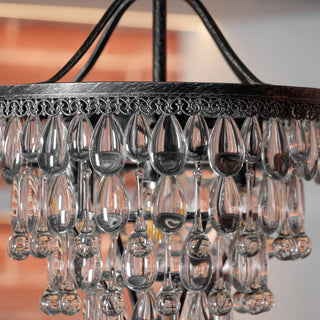 Blink Lustre Unique En Cristal Et Métal En Forme De Pyramide Inversée