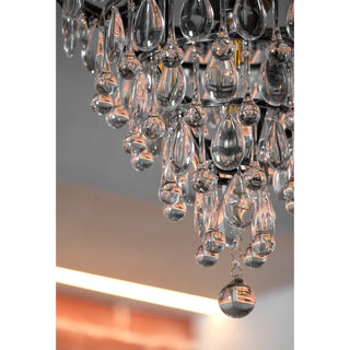 Blink Lustre Unique En Cristal Et Métal En Forme De Pyramide Inversée