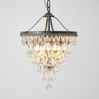Blink Lustre Unique En Cristal Et Métal En Forme De Pyramide Inversée