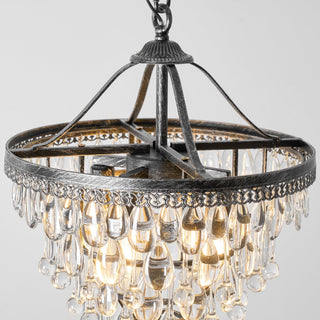 Blink Lustre Unique En Cristal Et Métal En Forme De Pyramide Inversée