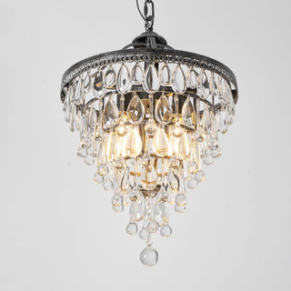 Blink Lustre Unique En Cristal Et Métal En Forme De Pyramide Inversée