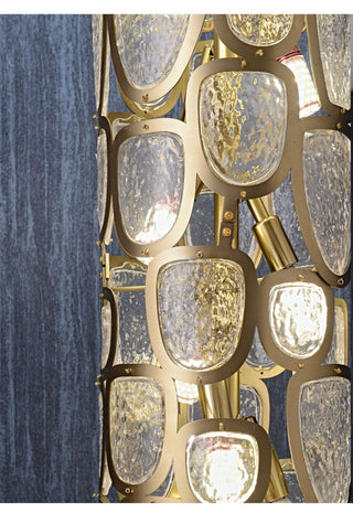 Crystal Mosaic Chandelier-Neutral Decor