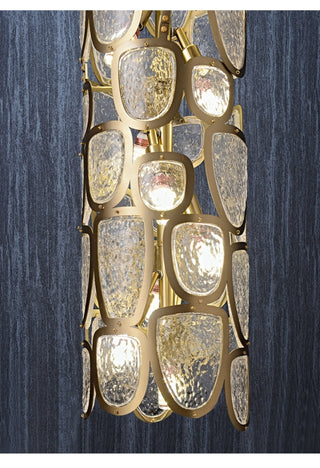 Crystal Mosaic Chandelier-Neutral Decor