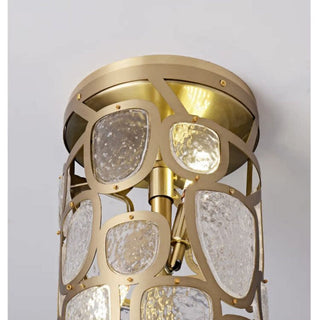Crystal Mosaic Chandelier-Neutral Decor