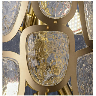 Crystal Mosaic Chandelier-Neutral Decor
