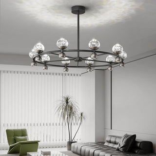 Lumiryn Orbital Verre Globe Lustre