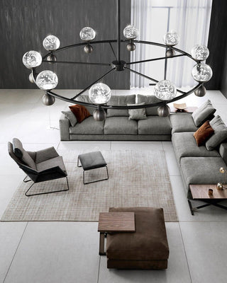 Lumiryn Orbital Verre Globe Lustre