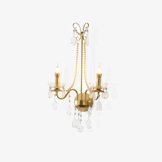 Nydoraris Applique Murale Cristal Chaîne de Perles Élégance
