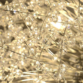 Lustra Lustre Laiton Linéaire Cristal Branche