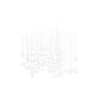 Crystal Pixels Customize Chandelier-Neutral Decor