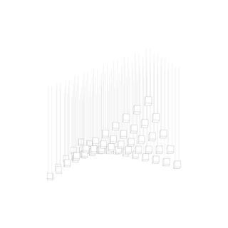 Crystal Pixels Customize Chandelier-Neutral Decor