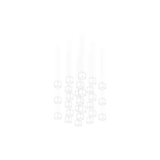 Crystal Pixels Customize Chandelier-Neutral Decor