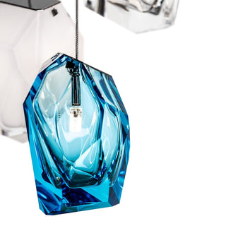 Crystal Rock Cluster Pendant Light-Neutral Decor