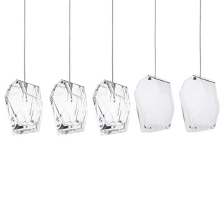 Crystal Rock Cluster Pendant Light-Neutral Decor