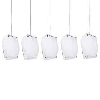 Crystal Rock Cluster Pendant Light-Neutral Decor