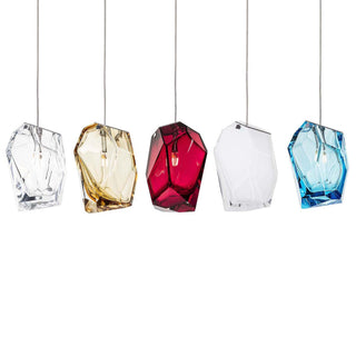 Crystal Rock Cluster Pendant Light-Neutral Decor