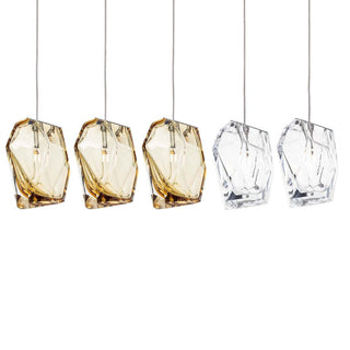 Crystal Rock Cluster Pendant Light-Neutral Decor