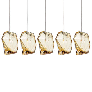 Crystal Rock Cluster Pendant Light-Neutral Decor