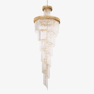 Eurmirila Lustre Luxueux en Cristal en Spirale