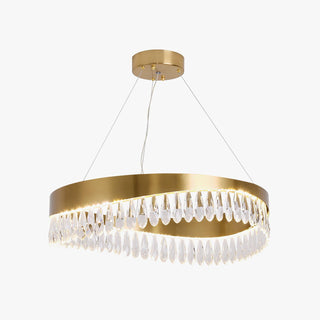 Lustra Lustre Anneau en Cristal Poli