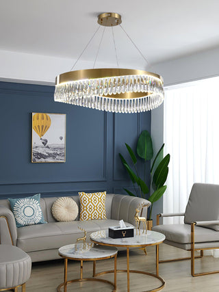 Lustra Lustre Anneau en Cristal Poli