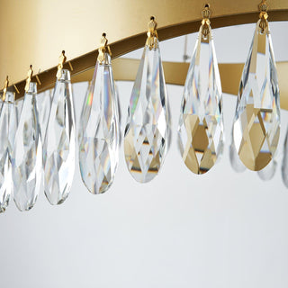 Lustra Lustre Anneau en Cristal Poli