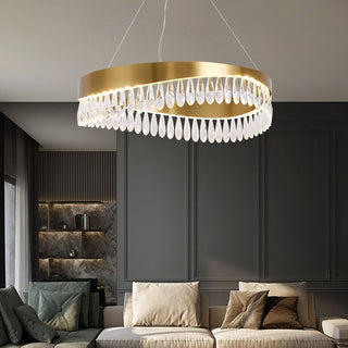 Lustra Lustre Anneau en Cristal Poli