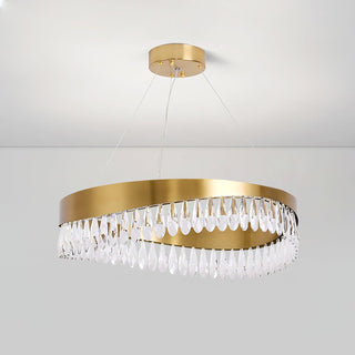 Lustra Lustre Anneau en Cristal Poli