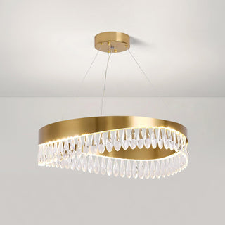 Lustra Lustre Anneau en Cristal Poli