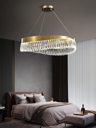 Lustra Lustre Anneau en Cristal Poli