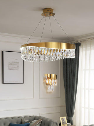 Lustra Lustre Anneau en Cristal Poli