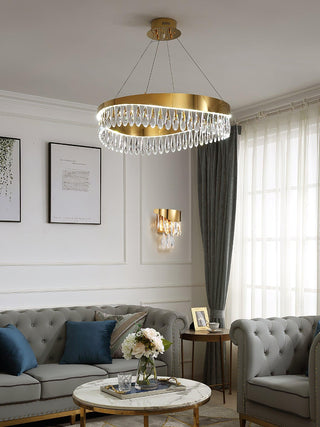 Lustra Lustre Anneau en Cristal Poli