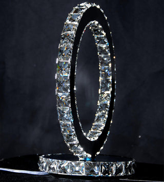 Ivor Lampe de Table Cristal Rings