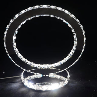 Ivor Lampe de Table Cristal Rings