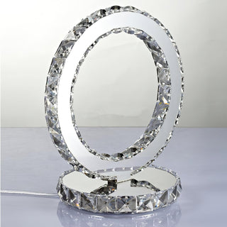 Ivor Lampe de Table Cristal Rings