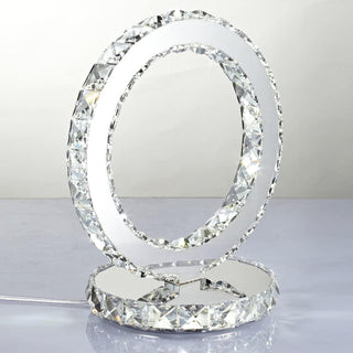 Ivor Lampe de Table Cristal Rings