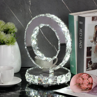 Ivor Lampe de Table Cristal Rings