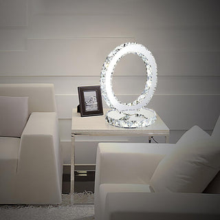 Ivor Lampe de Table Cristal Rings