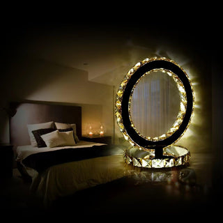 Ivor Lampe de Table Cristal Rings