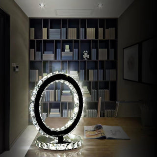 Ivor Lampe de Table Cristal Rings