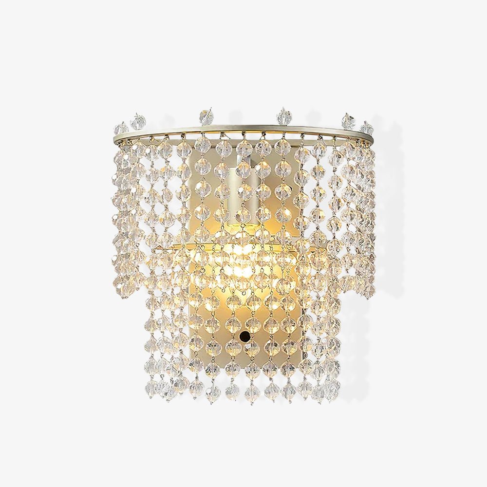 Dova Applique Murale Cascade de Cristal